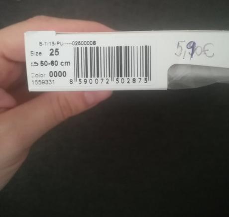 Nadkolienky biele, 25