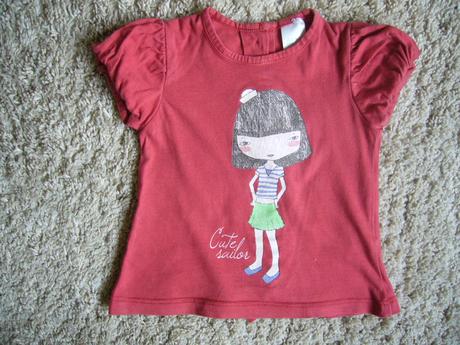 Tričko s dievčatkom, zara,80