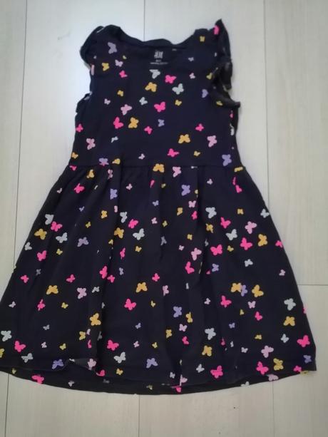 Saticky pre dievčatka ham modre vel. 110/116, h&m,110