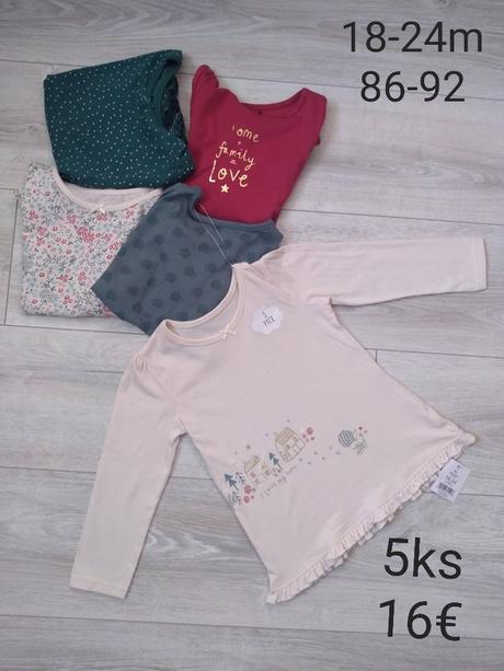 Detské veci z anglicka výpredaj ceny za 1/2, 104–116 / 122–134 / 68–80 / 86–98