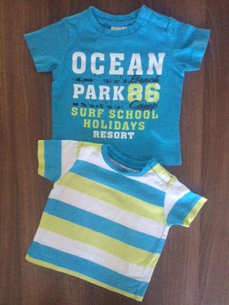 Tyrkysové letné tričká, bonprix,74