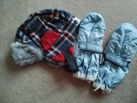 Nádherná baranica 3-6m, top stav+ rukavice gratis, next,68