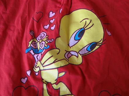 Tričko, krátky rukáv, s motívom tweety, 158