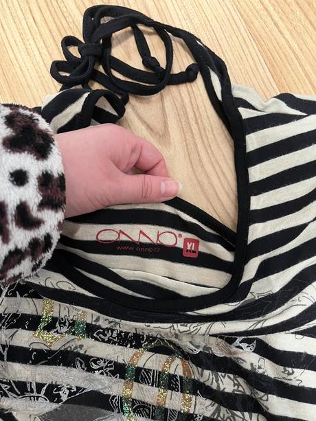 Pásikavé tričko, xl