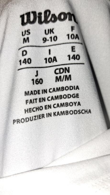 Sukna na tenis wilson, 140