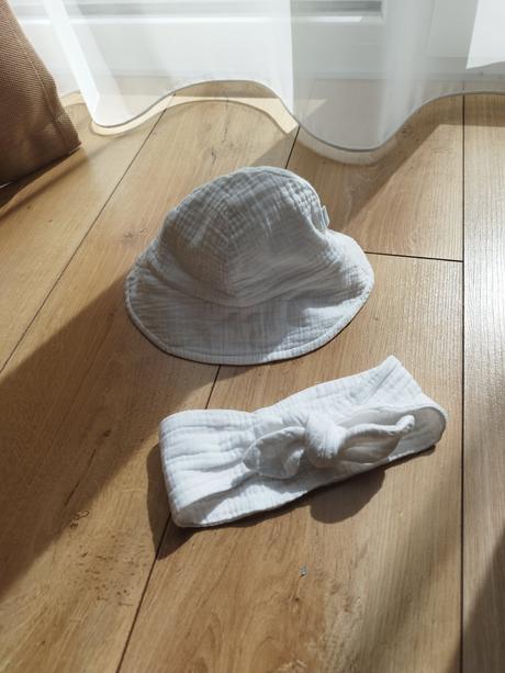 Klobúk+čelenka na leto, veľkosť 80, new baby,80