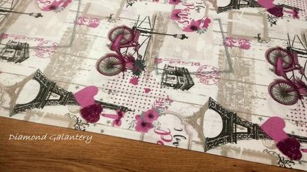 Bavlnená látka - paris - cena za 10 centimetrov,