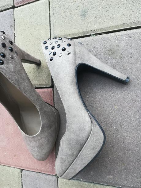 Dámske extravagantne lodičky na opätku, graceland,39