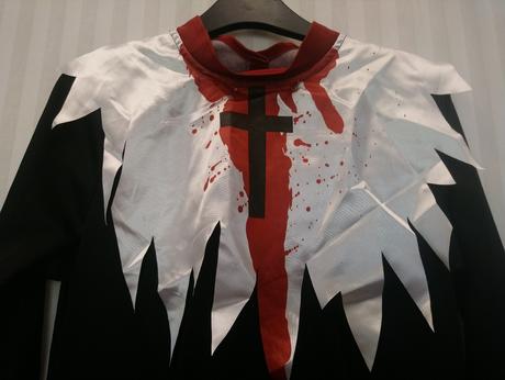 3-dielny kostým krvavá zombie mníška, amscan, m/l,