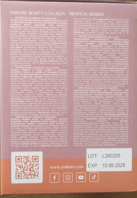 Emfiore beauty collagen tropical sunrise,