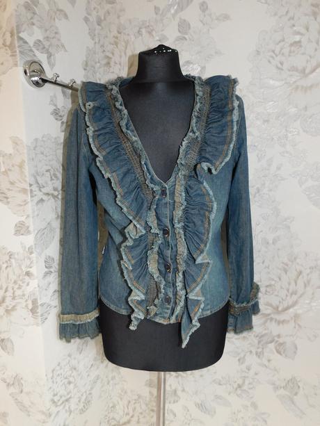 Moschino riflova bluzka, moschino,38