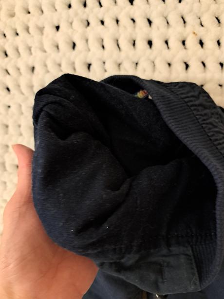 Modré teplejšie nohavice, lupilu,86