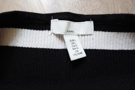 Vrúbkované tehotenské šaty h&m mama, h&m,l