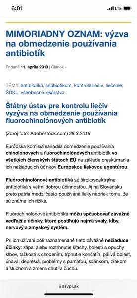 Spôsobil mi Medociprin trvalé následky?