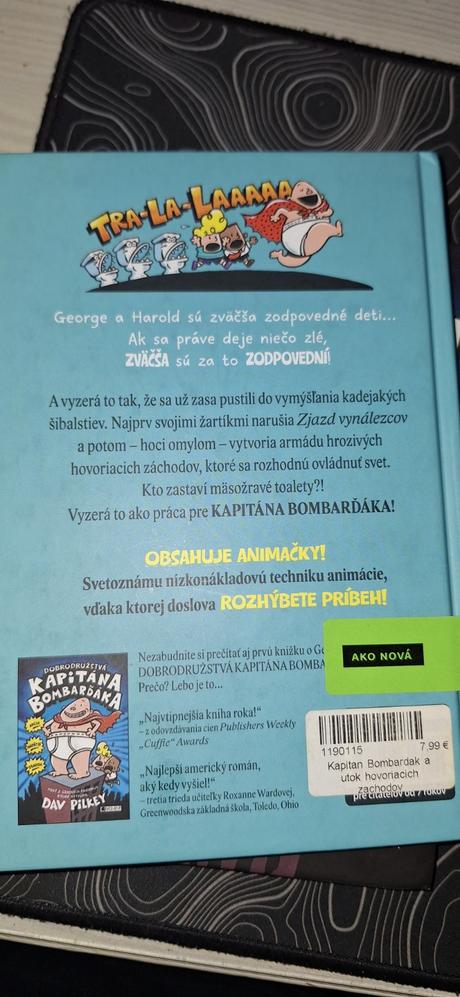 Kapitán bombarďák a útok hovoriacich záchodov, 