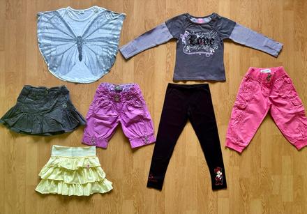 Mix oblečenia 116-122, 104–116