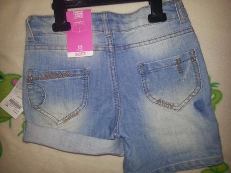 Trendy riflové šortky, dopodopo,128