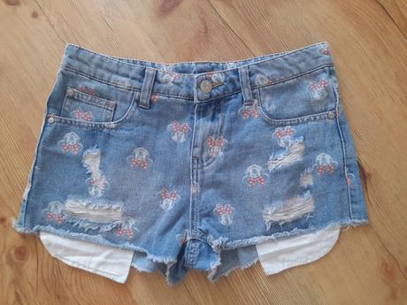 Peckove minnie sortky, denim,152