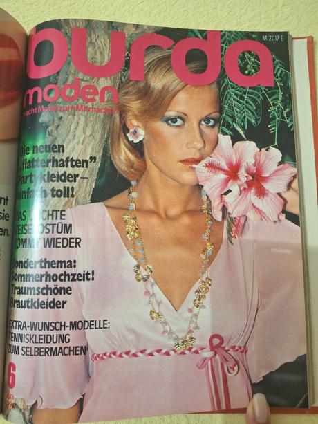 Zväzok retro burdy 1976 (1. polrok, čísla 1-6 ), 