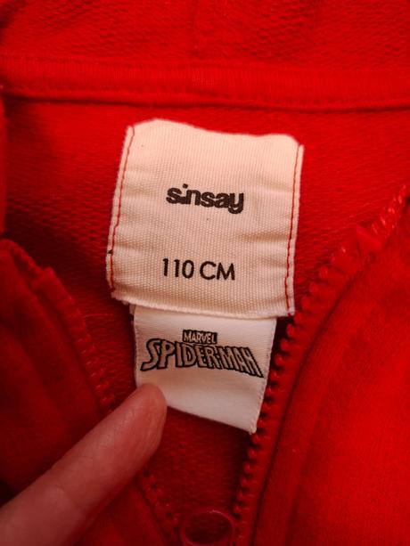 Mikina spiderman, sinsay,110