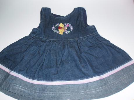 Riflové šatky macko pooh, disney,68