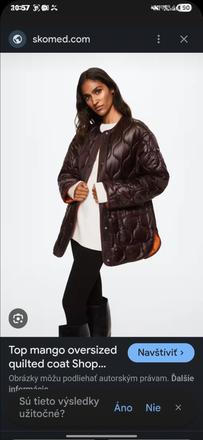 Damske presivane bundy zn.mango, mango,s