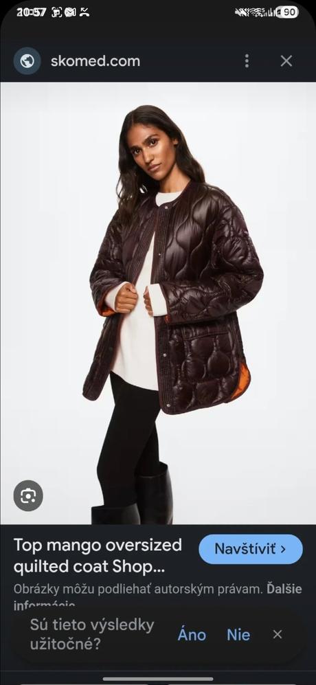 Damske presivane bundy zn.mango, mango,s