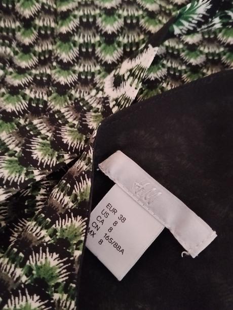 H&m elegantné vzorované šaty, h&m,38