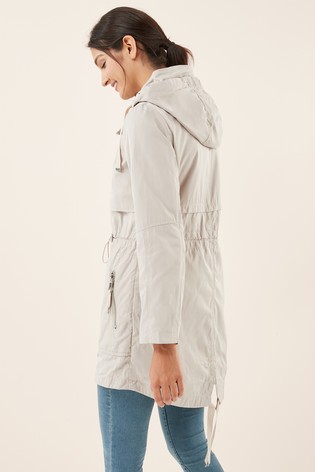 Béžový zateplený trenčkot, next,40 / l