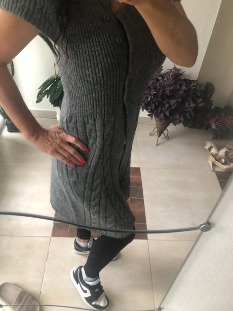 Zara predĺžený pletený svetrík/ vesta m, zara,m