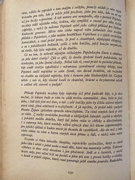 Stará kniha pepánek nezdara franta župan 1957,