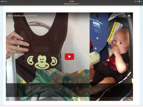 Bebe drziak na flasu (bottle sling), 