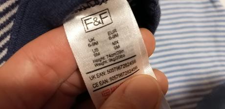 Kojenecké body 3ks, f&f,74