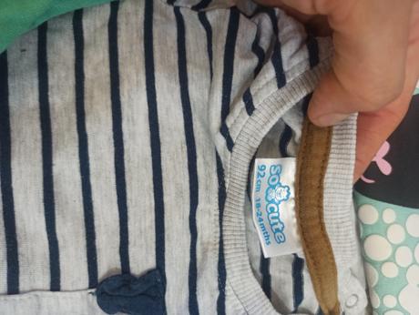 Detské tričká, mikina a tenký overal, 86–98