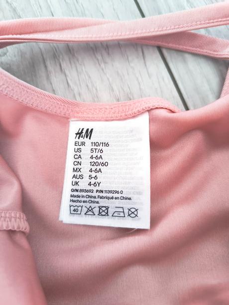 Tanečný trikot s tylovou sukňou 116, h&m,116
