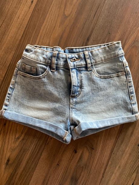 Dievčenské rifľové kraťasy, 140