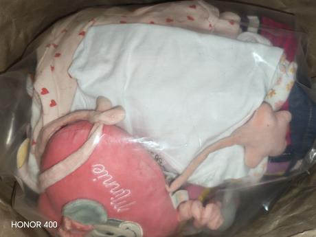 Balíček babygirl s perinkou, 19 kusov, 50–62