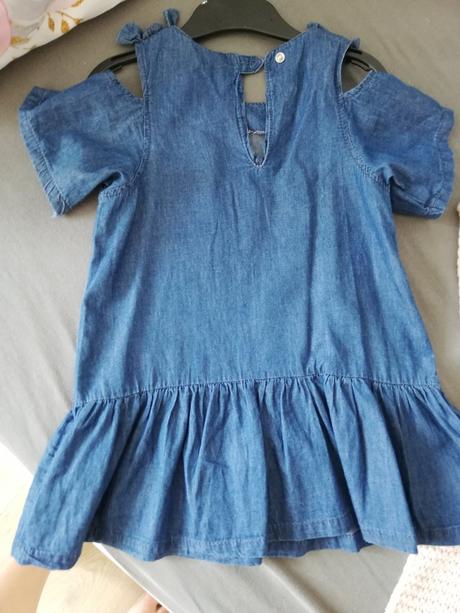 Tenké riflove šaty, kiki&koko,98