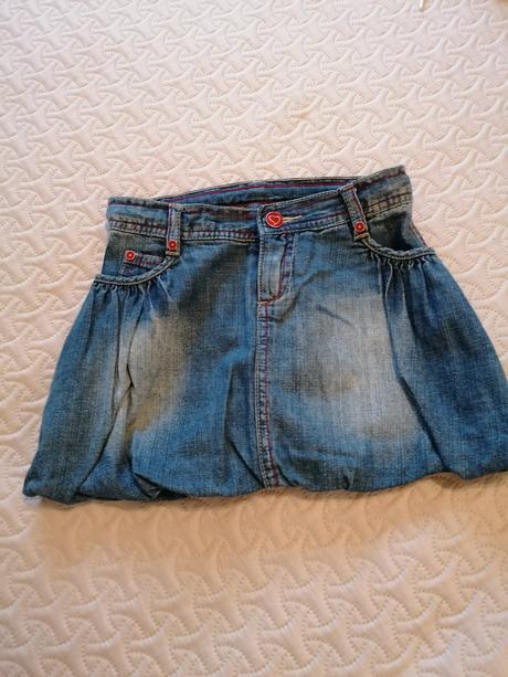 Dievčenská riflová sukňa, kenvelo,122