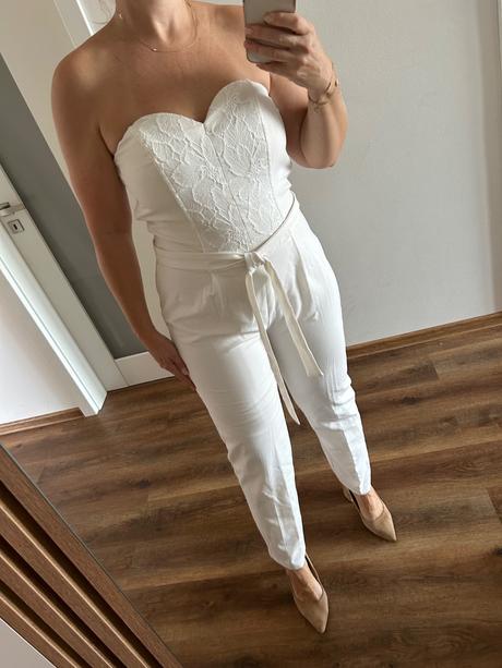 Naf naf smotanový overal, naf naf,40