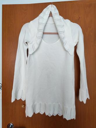 Pulover s krajkou, m