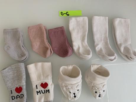 Balik ponožiek 0-12 mesačne, 68–80