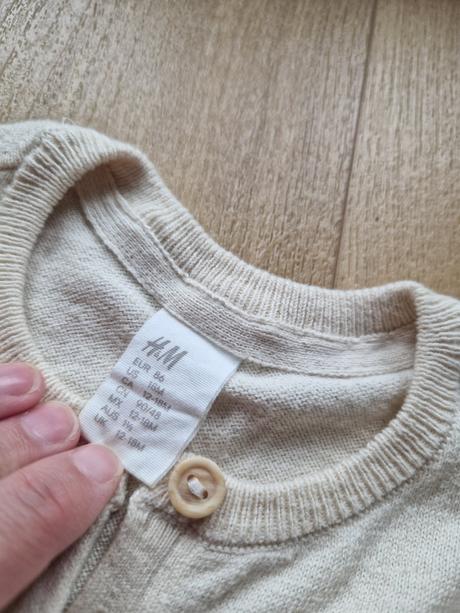 Svetrík na gombíky, h&m,86