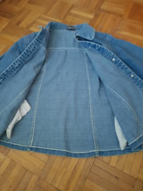 Dievčenská rifľová košeľa/ sako, 158