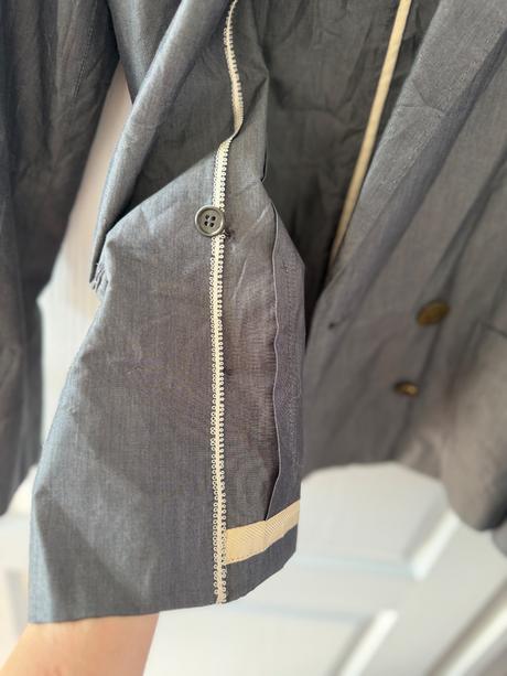 Exkluzívne sako vlna a hodváb, s