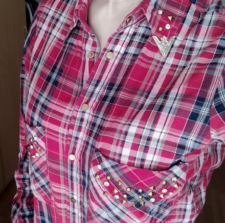 Zara vybíjaná košeľa, zara,s