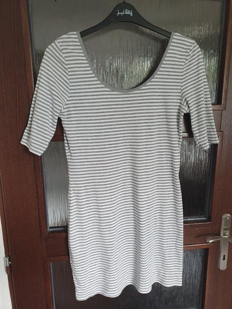 Krátke pásikavé šaty/tunika, tu,m