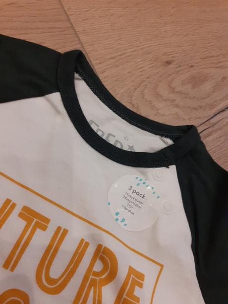 3x tricko nove, f&f,68