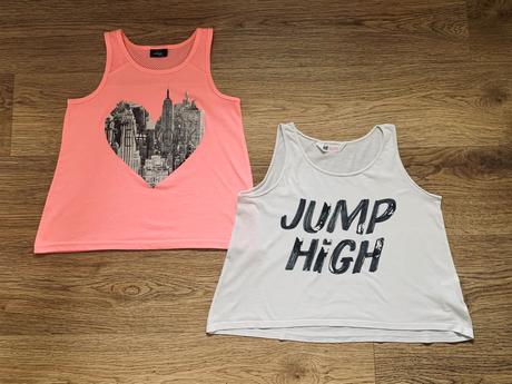 2 x tielko, h&m,158