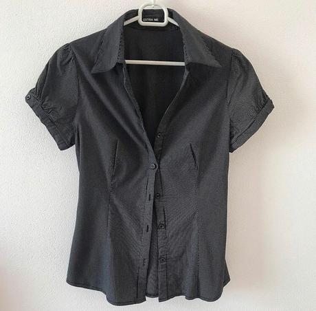 Pásikavá elastická košeľa, l